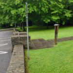 Julius Erasmus. Fehlende Infotafel auf dem Soldatenfriedhof Vossenack.