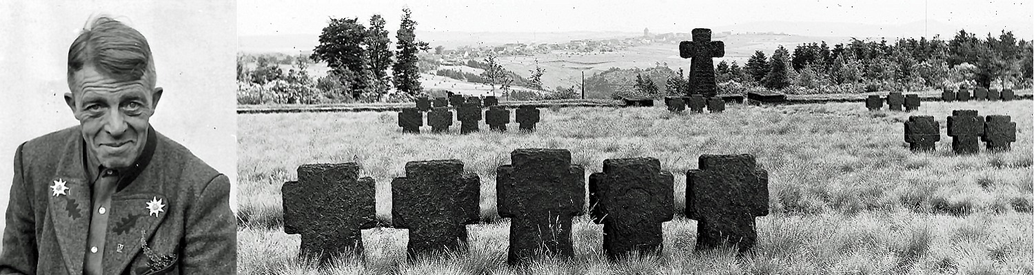 Julius Erasmus. Soldatenfriedhof Vossenack.